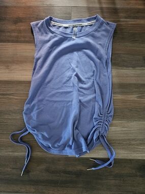 Calvin Klein Performance Lavender Side-Ruched Tank